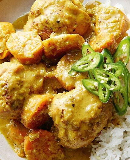 Comfort chicken curry