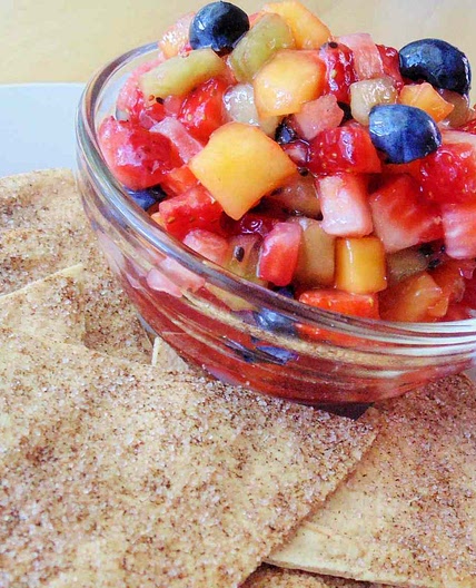 Annie's Fruit Salsa and Cinnamon Chips