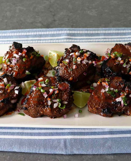 Sweet and Sour Tamarind-Glazed Lamb Chops