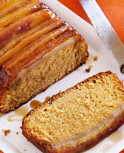 Banana caramel cake