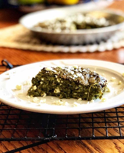 Air Fryer Spinach and Feta Casserole