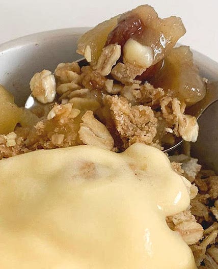 Microwave apple crumble mugs recipe