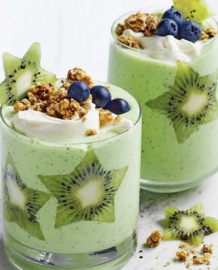 Green kiwi smoothie recipe