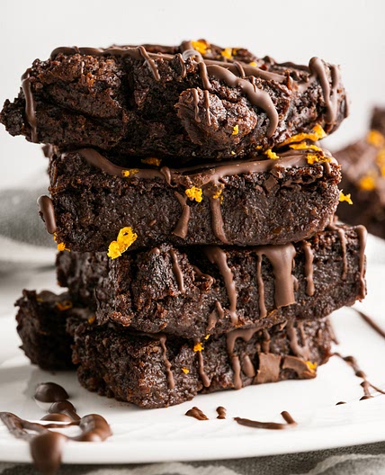 Vegan Chocolate Brownies with Sweet Potatoes