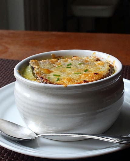 Broccoli Soup au Gratin