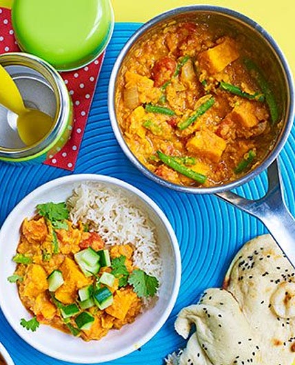 Creamy lentil & veggie curry