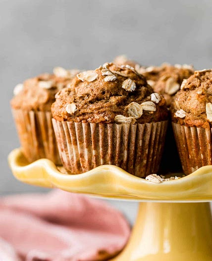 Healthy Whole Wheat Banana Walnut Muffins