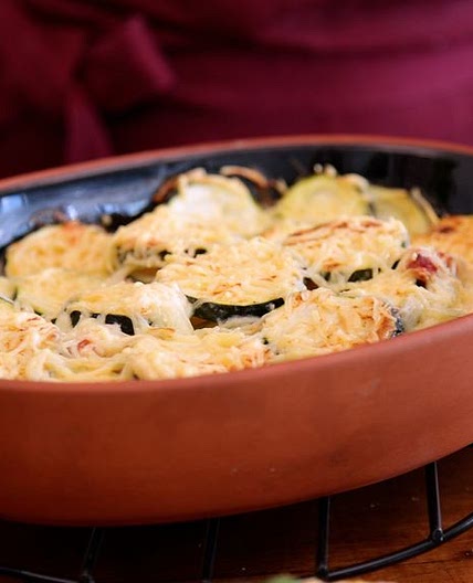 Gratin de Courgette aux lardons