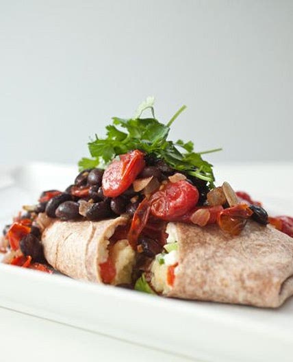Breakfast Burritos with Black Bean Sauce