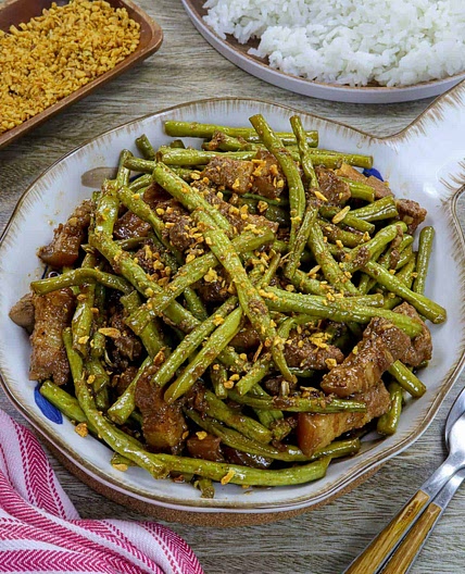 Adobong Sitaw with Pork