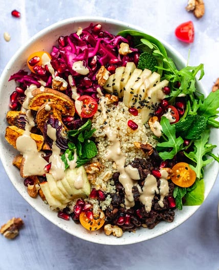 Winter Glow Bowls with Lemon Tahini