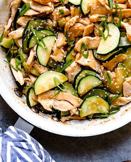 Chicken Zucchini Stir Fry