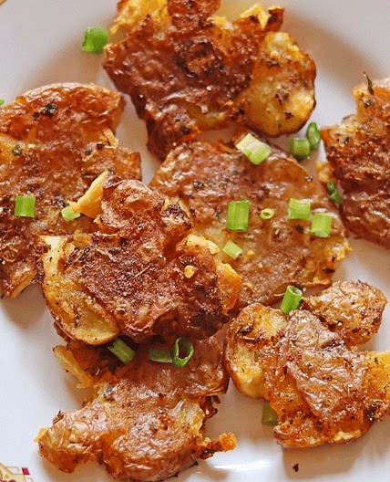 Air Fryer Smashed Potatoes