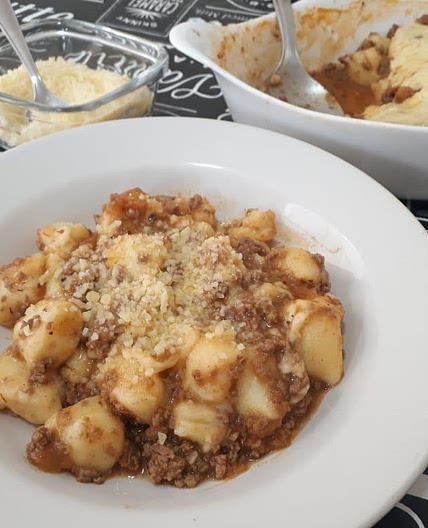 Receita de Nhoque de batata com carne moída