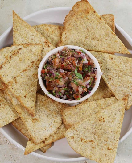 Air Fryer Keto Tortilla Chips