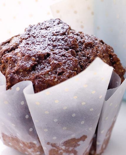 Choc hazelnut muffins