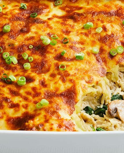 Quick French onion chicken rice bake recipe