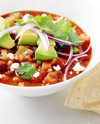 Spicy Mexican bean soup