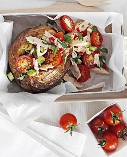 Spicy tuna & cottage cheese jacket