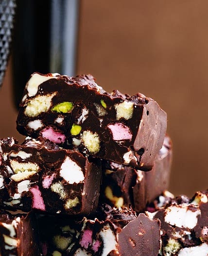 Baileys rocky road fudge