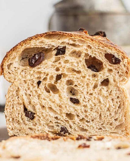 Sourdough Cinnamon Raisin Bread
