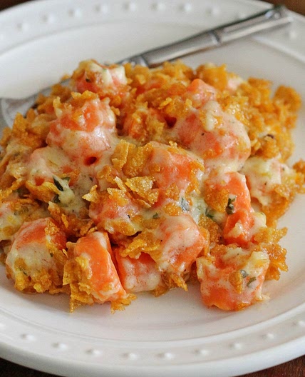 Creamy Carrot Cornflakes Casserole