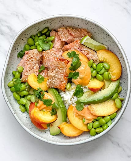 Honey Sriracha Salmon Bowls Recipe | Woolworths