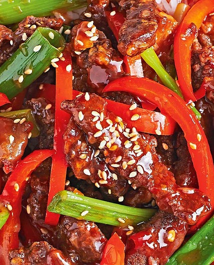Crispy sweet chilli beef recipe