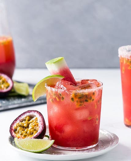 Passionfruit and Watermelon Margarita recipe