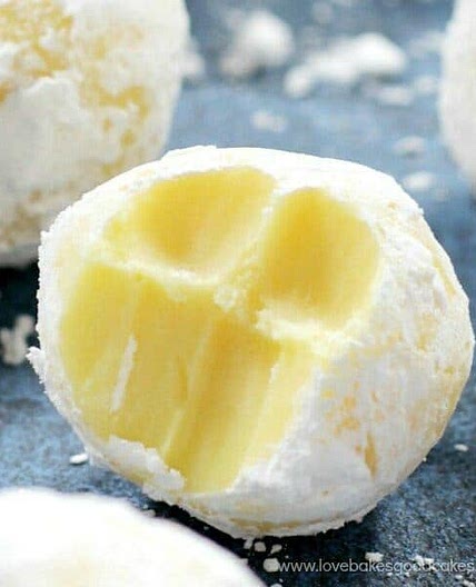 White Chocolate Lemon Truffles