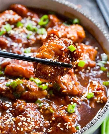 General Tso's Chicken in the Instant Pot {Paleo}