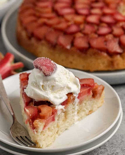 Rhubarb Upside Down Cake