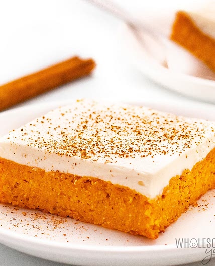 Healthy Pumpkin Bars