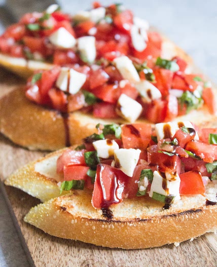 Bruschetta with Mozzarella