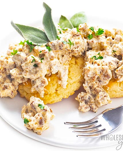 Keto Biscuits And Gravy