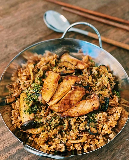 Butter Mushroom Rice