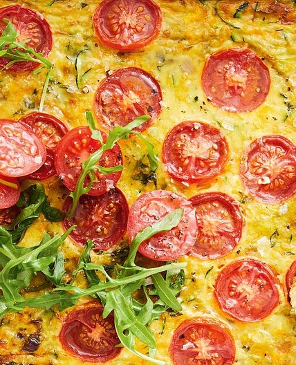 Healthy zucchini, pumpkin and feta slice recipe