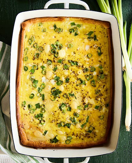 Simple Ham and Swiss Brunch Bake