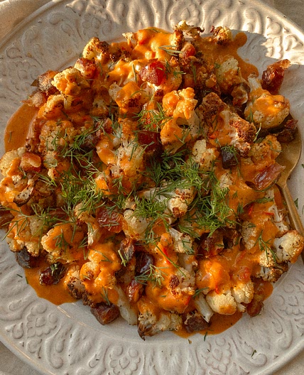Copycat True Food Kitchen Harissa Tahini Cauliflower