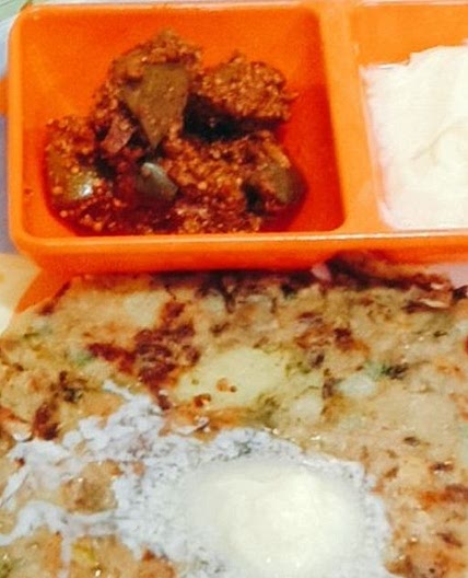 ग्रीन स्टफ आलू पराठा (Green Stuff Aloo Paratha recipe in Hindi)