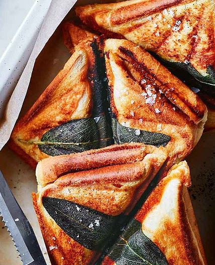 Colin Fassnidge's chicken parfait jaffle