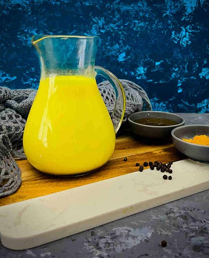 Golden Turmeric Milk | Haldi Doodh