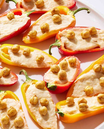 White Bean–Stuffed Mini Bell Peppers
