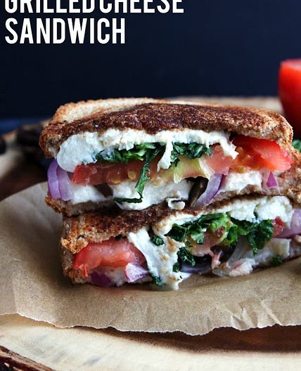 Mediterranean Grilled Cheese Sandwich