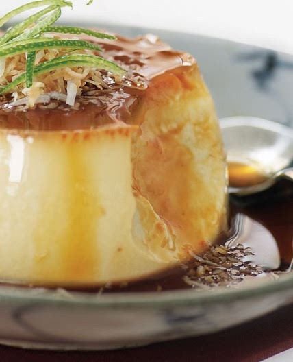 Banh gan (coconut creme caramel)