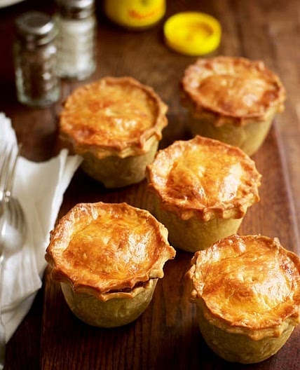 Individual beef pies
