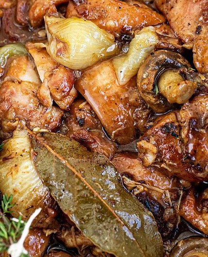 Chicken bourguignon recipe