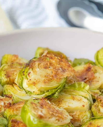 Parmesan Crusted Brussels Sprouts