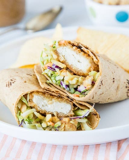 Asian Chicken Wraps