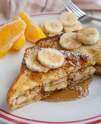 Peanut Butter Banana French Toast